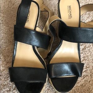 Michael kor wedge sandals